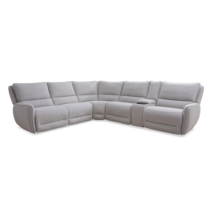 Parker House Stellar Beige Power Reclining 6pc Modular Sectional PKH-MSTR-PACK6A-H-BLSM