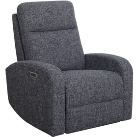 Parker House Thriller Dark Blue Power Swivel Glider Recliner