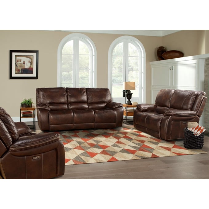 Parker House Vail Dark Brown 3pc Living Room Set PKH-MVAI-321PH-BUR