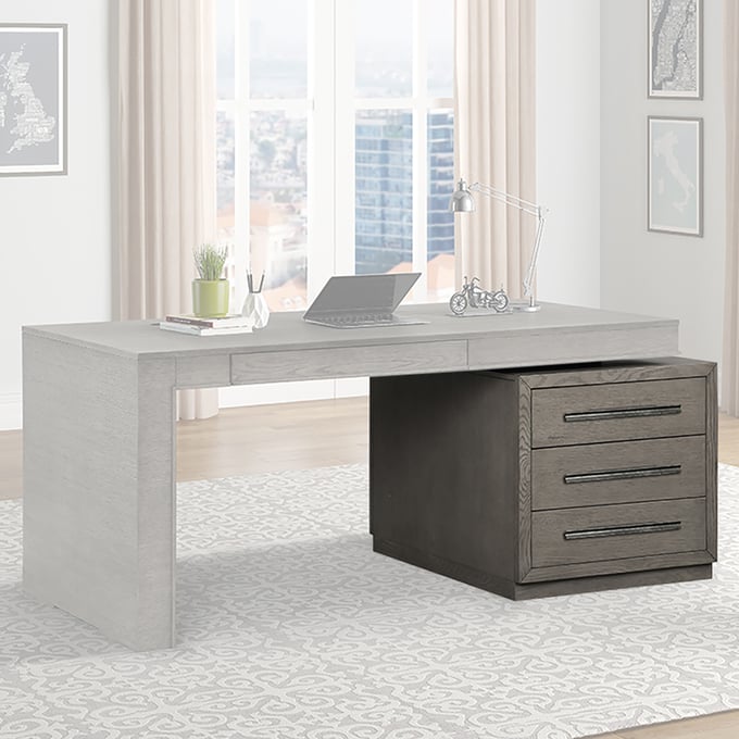 Parker House Pure Modern Grey Executive Desk Base PKH-PUR481