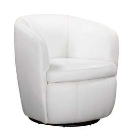 Parker House Barolo White Swivel Club Chair