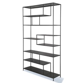 Parker House Crossings Serengeti Black Bookcase