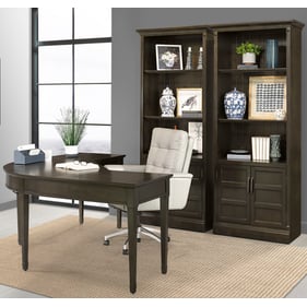 Parker House Shoreham Brown 3pc Office Furniture Set