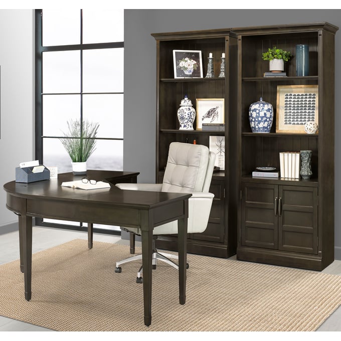 Parker House Shoreham Brown 3pc Office Furniture Set PKH-SHO498D-MDR-HOF-S1