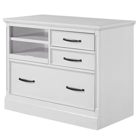 Parker House Shoreham White Functional File Cabinet