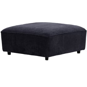 Parker House Recess Dark Blue Ottoman with Casters