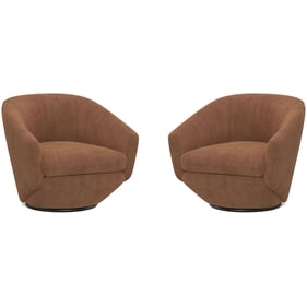 Parker House The Twist Rust Swivel Chair