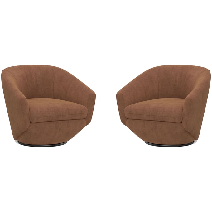 Parker House The Twist Rust Swivel Chair PKH-STWI912S-2-ELRS