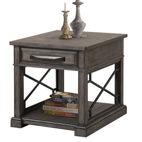 Parker House Sundance Grey Brown End Table