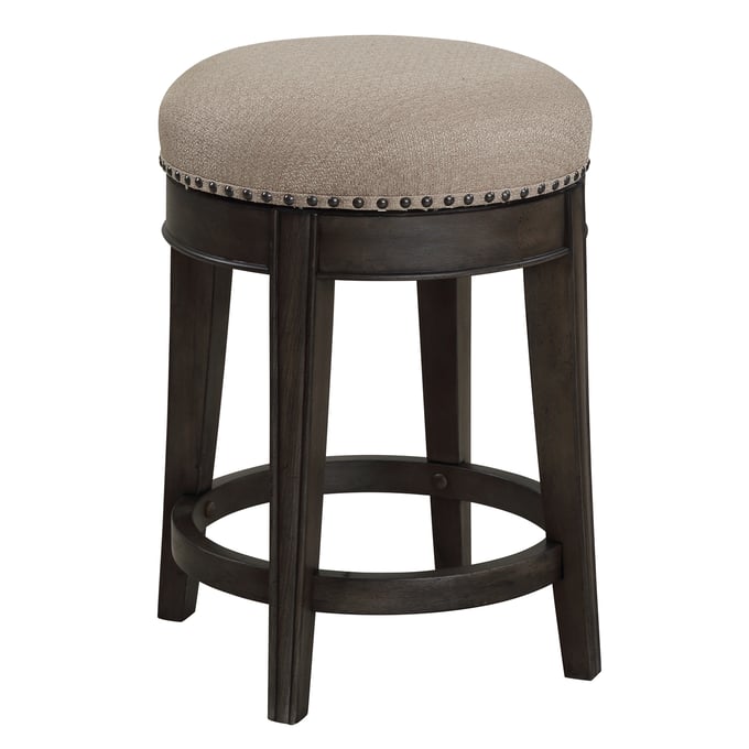 Parker House Sundance Grey Brown Swivel Stool PKH-SUN1026-SGR