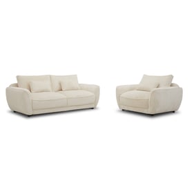 Parker House Utopia Off White Sofa and 2 Chair and Half