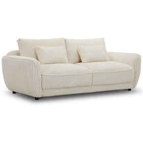 Parker House Utopia Off White 2 Seat Sofa with Lumbar Pillow