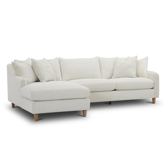 Parker House Vogue Off White Right Arm Facing Loveseat with Pillows PKH-SVOG921R-FACH