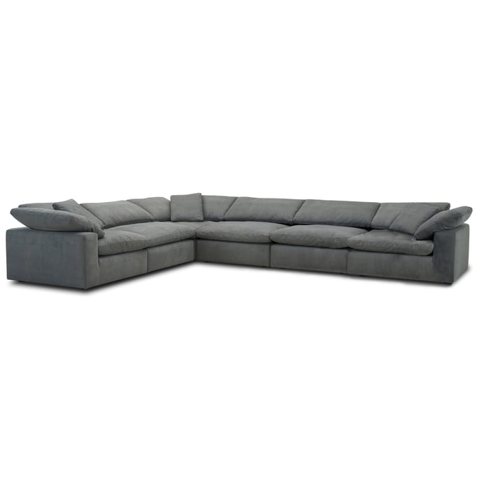 Parker House Exhale Grey 6pc Sectional PKH-SXHL-PACK6A-MTHU