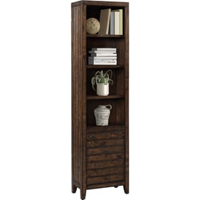 Parker House Tempe Brown 22 Inch Open Top Bookcase