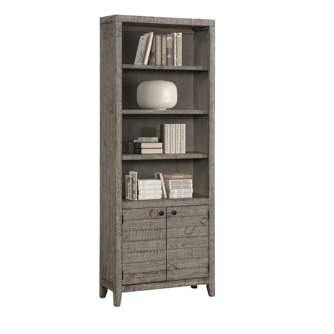 Parker House Tempe Gray 32 Inch Open Top Bookcase PKH-TEM330-GST