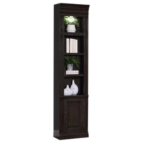 Parker House Washington Heights Brown 22 Inch Open Top Bookcase with Light ...