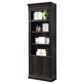 Parker House Washington Heights Brown 32 Inch Open Top Bookcase with Light ...