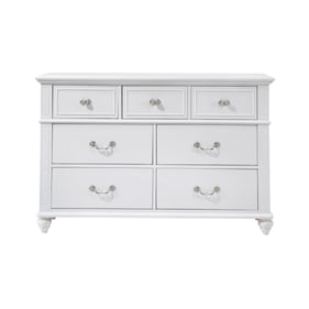 Picket House Annie White Wood 7 Drawers Dresser