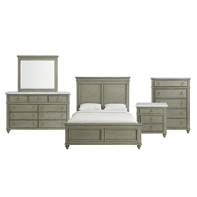 Picket House Bessie Grey 5pc Queen Bedroom Set