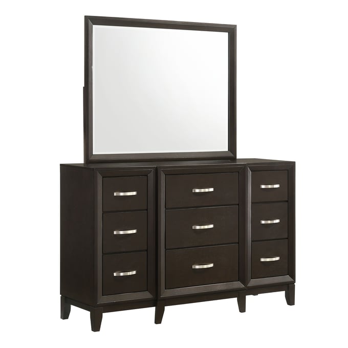 Picket House Warren Merlot Dresser and Mirror PKT-B-1140-DRMR