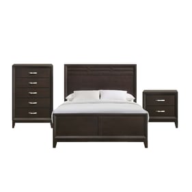 Picket House Warren Merlot 3pc Full Panel Bedroom Set