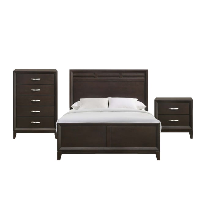 Picket House Warren Merlot 3pc Full Panel Bedroom Set PKT-B-1140-F3PC