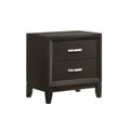 Picket House Furnishings Warren 2-Drawer Nightstand in Merlot