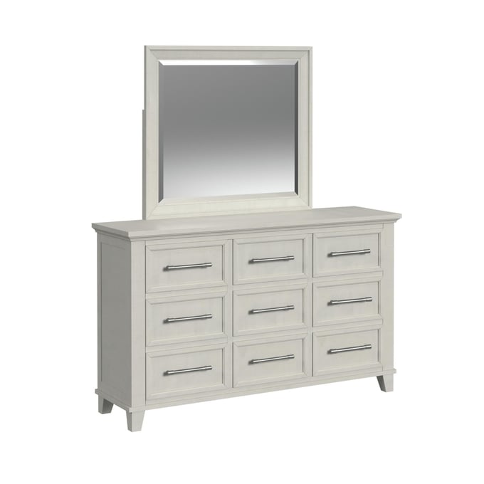 Picket House Henrik Ivory Dresser and Mirror PKT-B-13030-7-DRMR