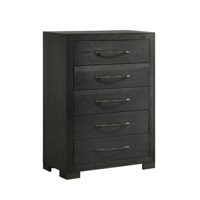 Picket House Kenn Black 5 Drawers Chest PKT-B-3410-8-CH