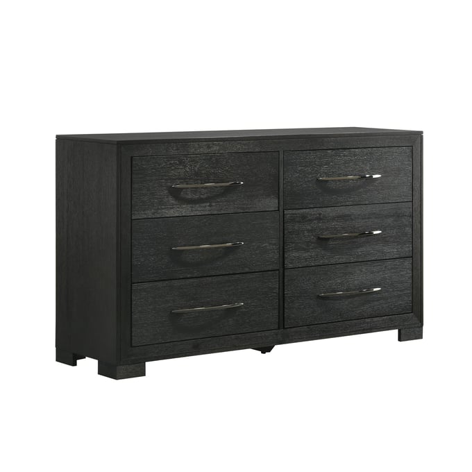 Picket House Kenn Black 6 Drawers Dresser PKT-B-3410-8-DR