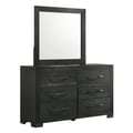 Picket House Furnishings Kenn Dresser & Mirror Set in Black