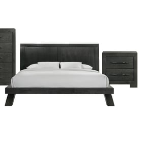 Picket House Kenn Black 2pc Bedroom Set with King Platform Bed