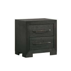 Picket House Kenn Black 2 Drawers Nightstand