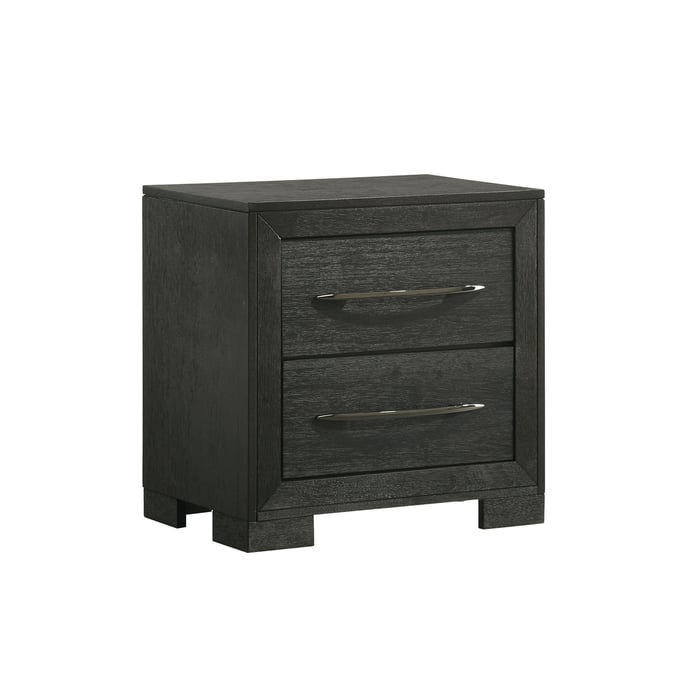 Picket House Kenn Black 2 Drawers Nightstand PKT-B-3410-8-NS