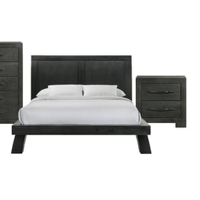 Picket House Kenn Black 2pc Bedroom Set with Queen Platform Bed