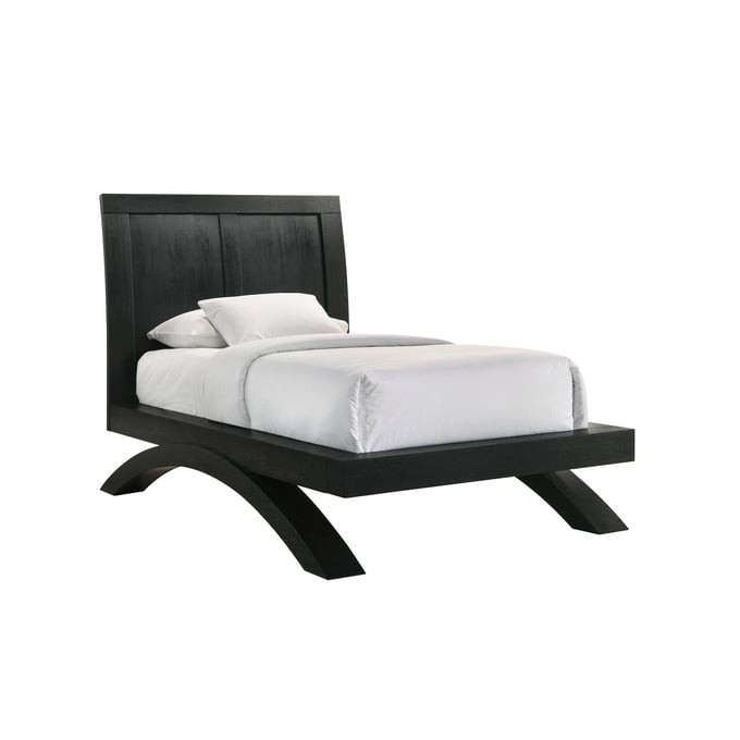 Picket House Kenn Black Kids Twin Platform Bed PKT-B-3410-8-TB