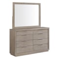 Picket House Furnishings Cadia Dresser & Mirror Set in Grey