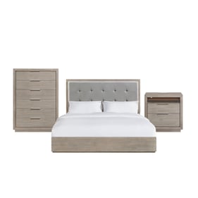 Picket House Cadia Grey 3pc Bedroom Set With King Bed