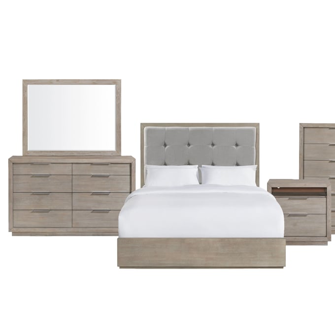 Picket House Cadia Grey 4pc Bedroom Set With Queen Bed PKT-B-3430-5-QB-BR-S4