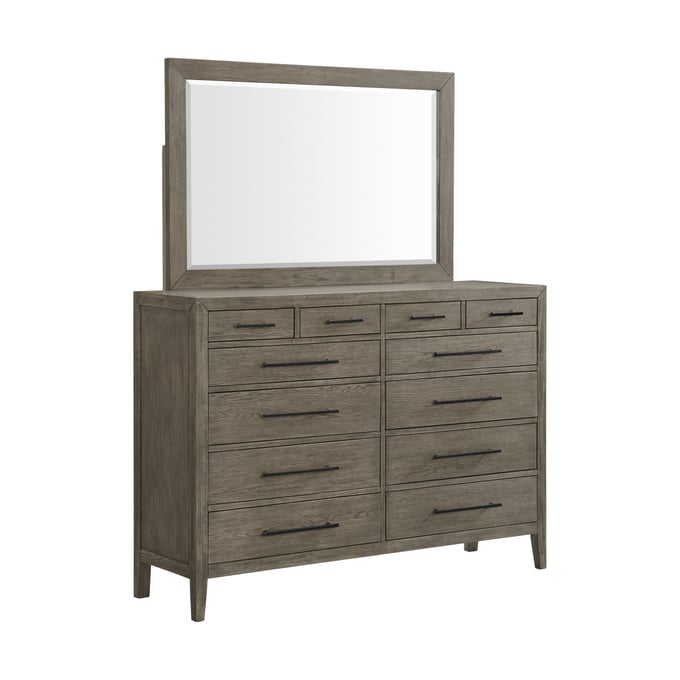 Picket House Armes Grey 12 Drawer Dresser and Mirror PKT-B-3690-3-DRMR2