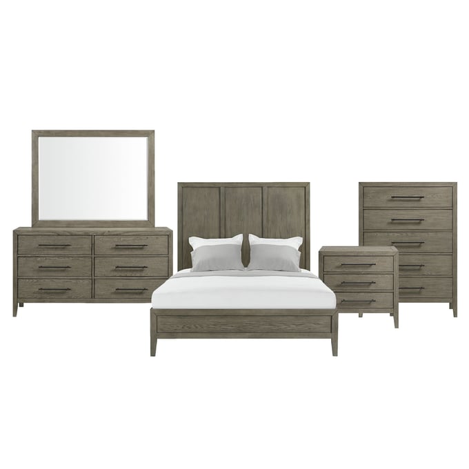 Picket House Armes Grey 5pc Bedroom Set with Queen Bed PKT-B-3690-3-QB1-5PC