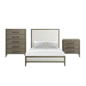 Picket House Armes Grey White 3pc Bedroom Set with Queen Panel Bed