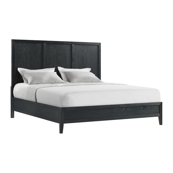 Picket House Armes Black King Bed with Low Footboard PKT-B-3690-8-KB1