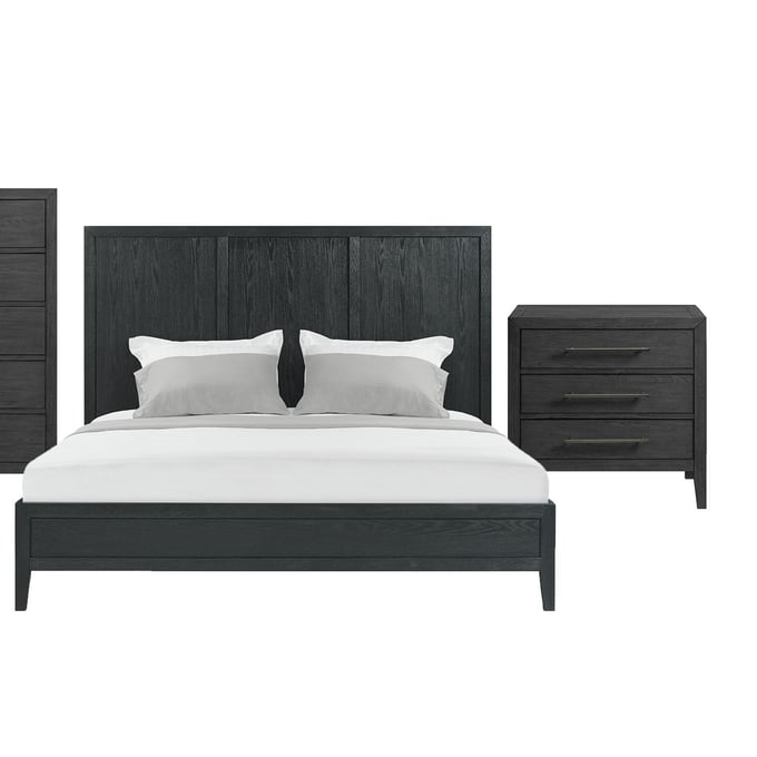 Picket House Armes Black 2pc Bedroom Set With King Bed PKT-B-3690-8-KB1-S1