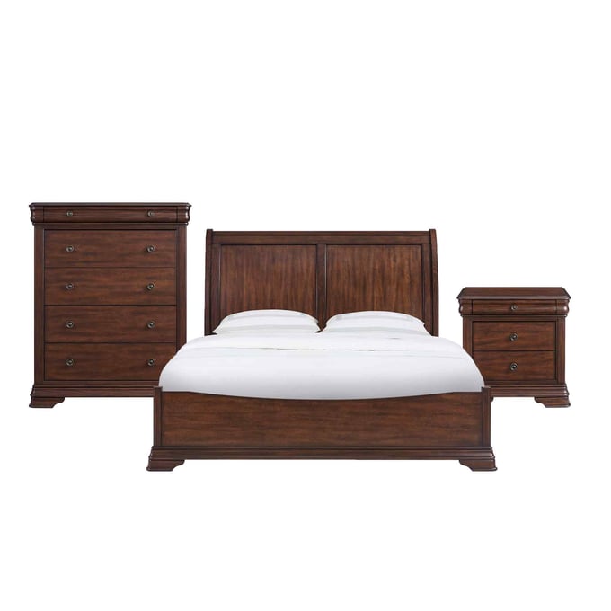 Picket House Stark Cherry 3pc Bedroom Set with King Bed PKT-B-5210-5-KB-3PC