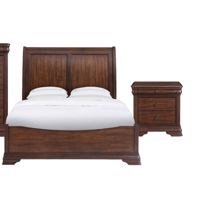 Picket House Stark Cherry 2pc Bedroom Set With Queen Bed PKT-B-5210-5-QB-S1