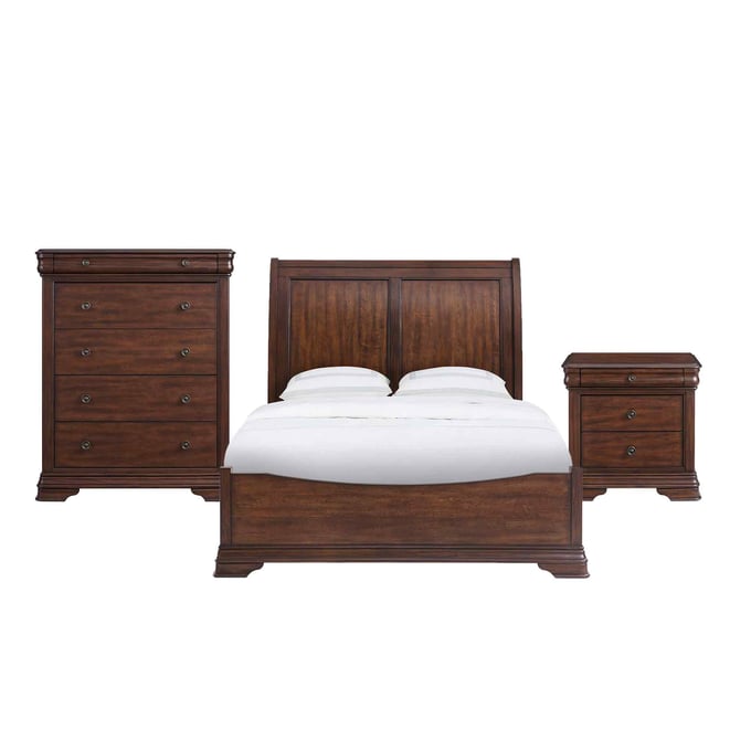 Picket House Stark Cherry 3pc Bedroom Set with Queen Bed PKT-B-5210-5-QB-3PC