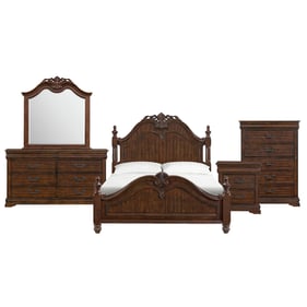 Picket House Coppola Cherry 5pc Bedroom Set with Queen Poster Bed