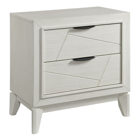 Picket House Parell White Nightstand with USB